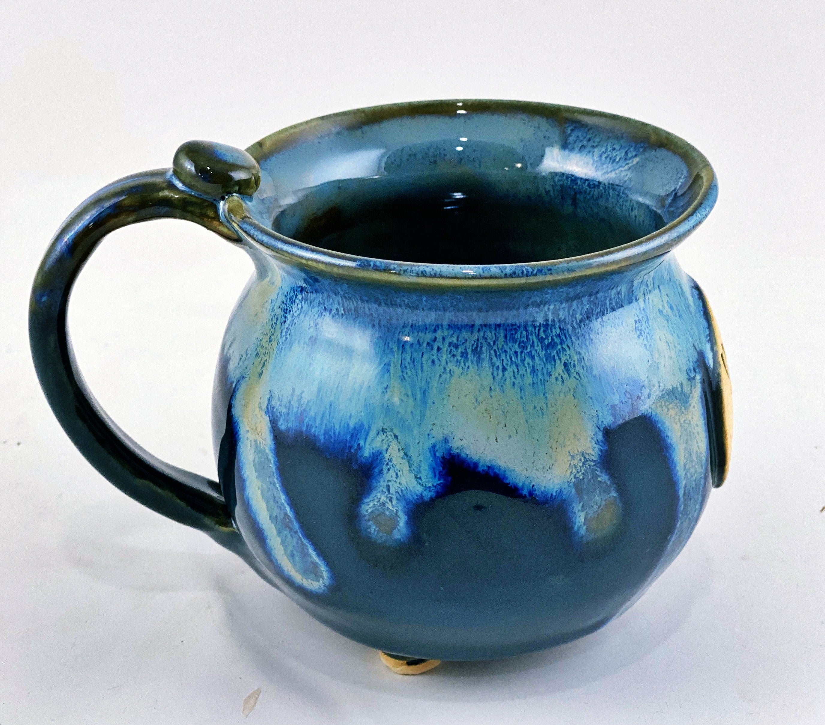 Beautiful Hand Thrown Witches Brew Cauldron Mug