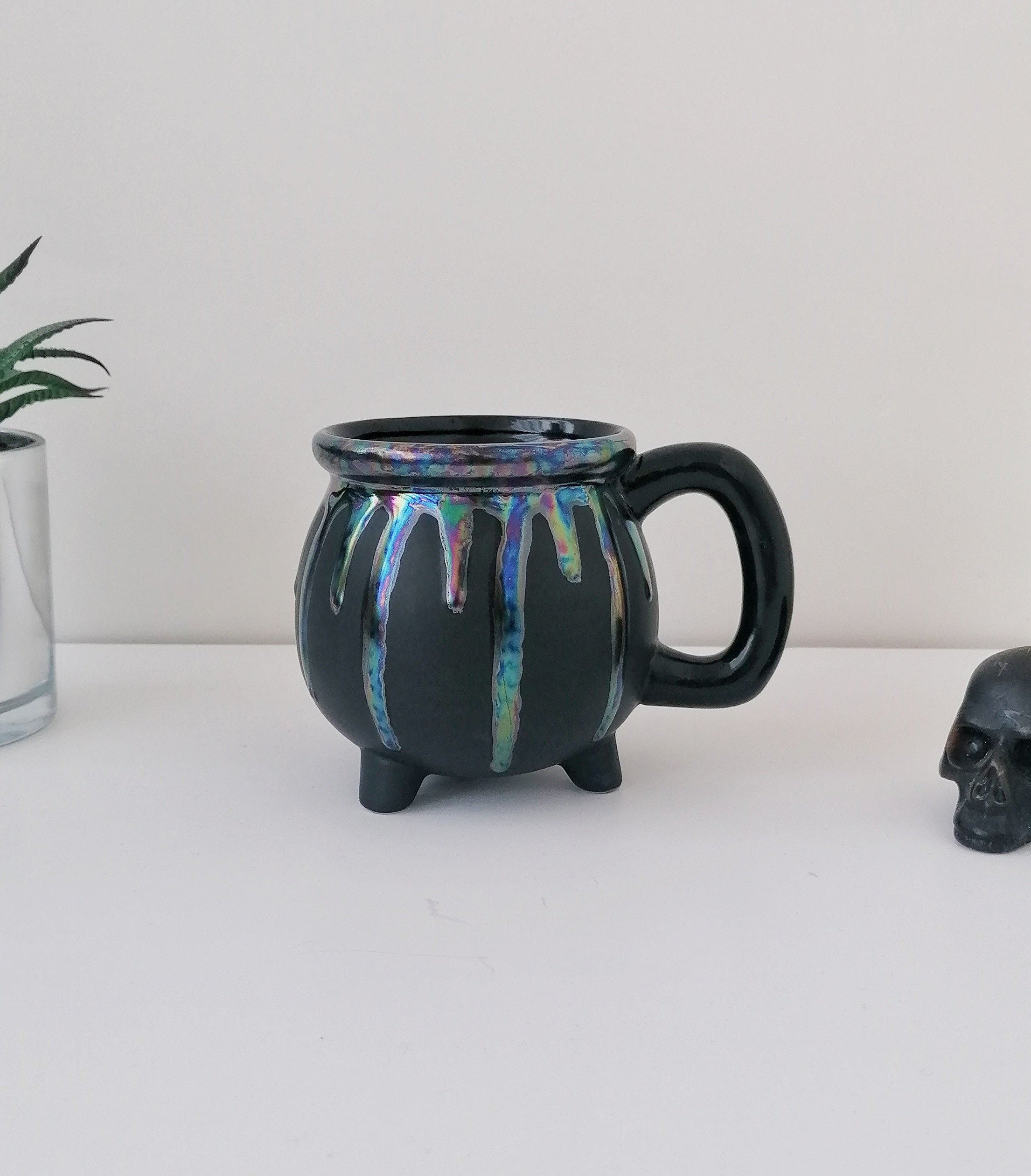 Pearlescent Cauldron Mug - Iridescent Oil Cauldron