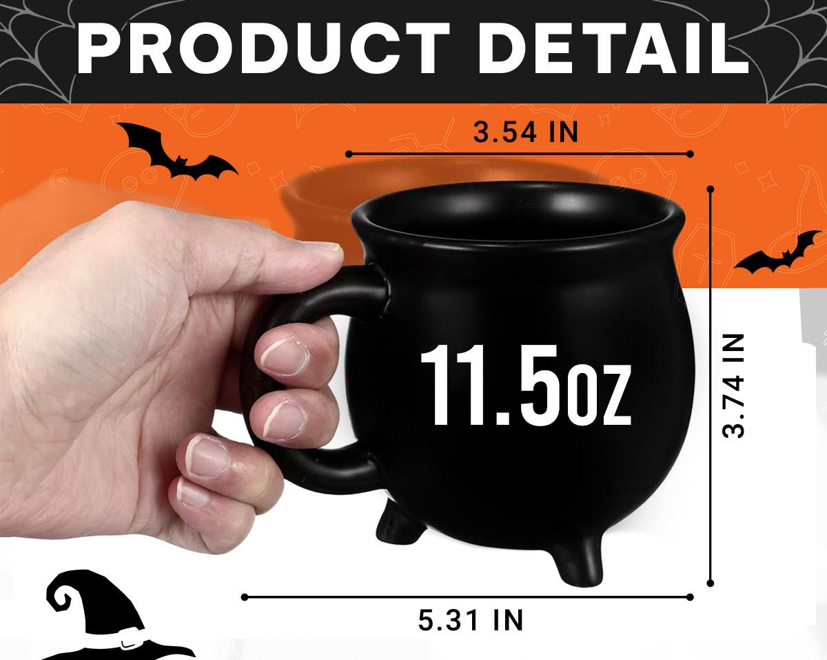 Witching You a Wicked Brew Custom Witch Cauldron Mug