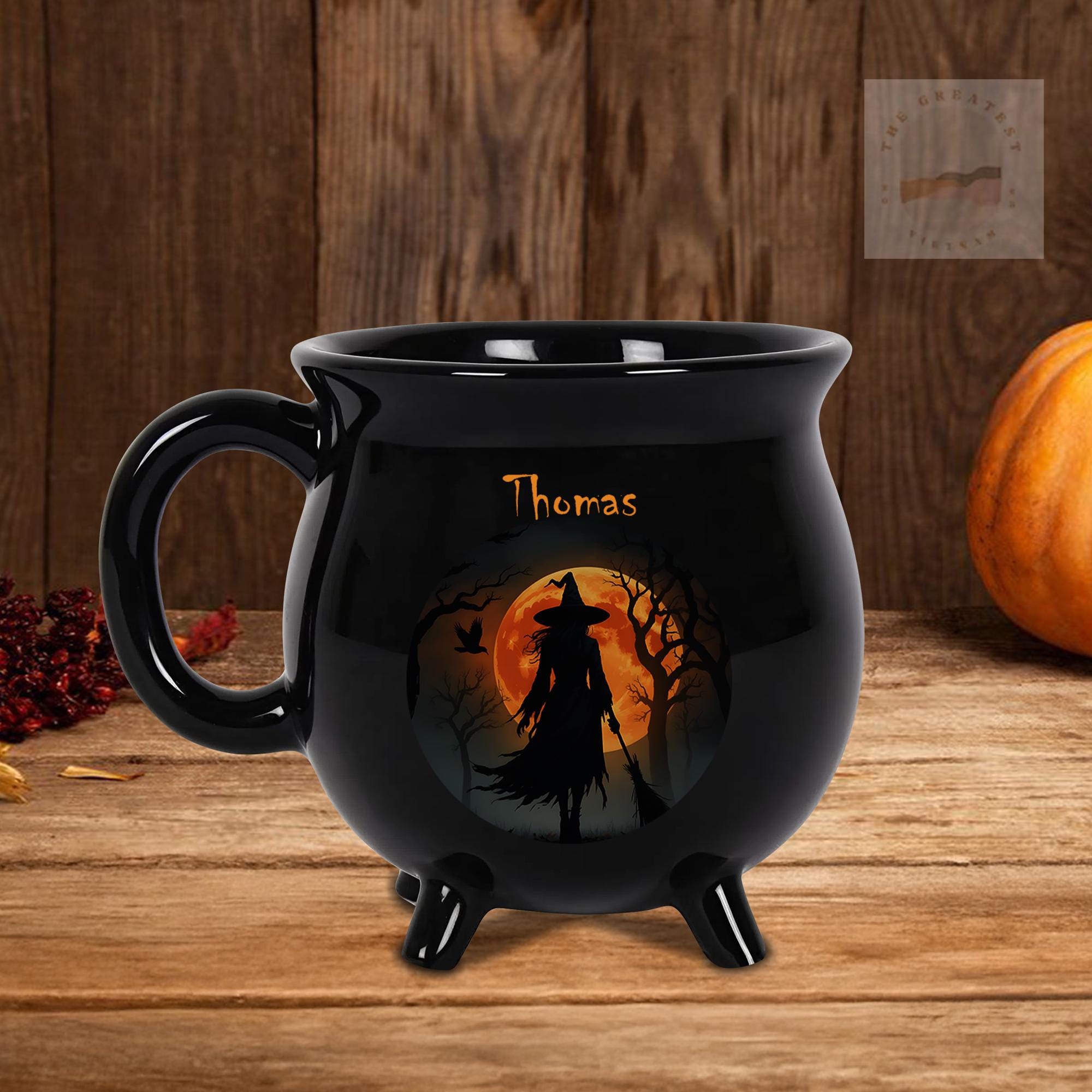 Personalized Witch Cauldron Coffee Mug
