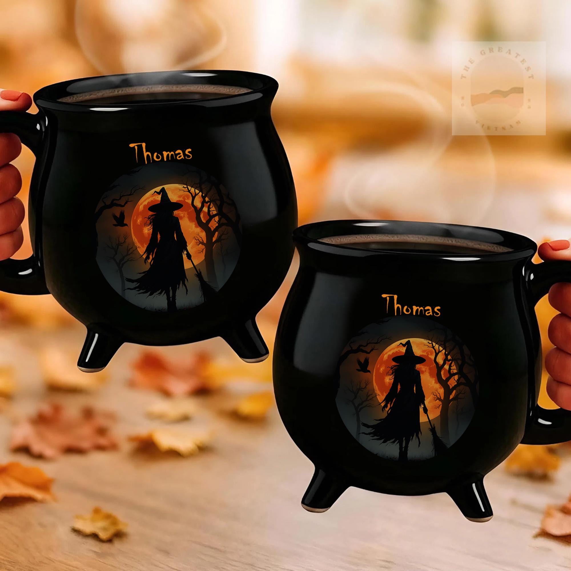 Personalized Witch Cauldron Coffee Mug