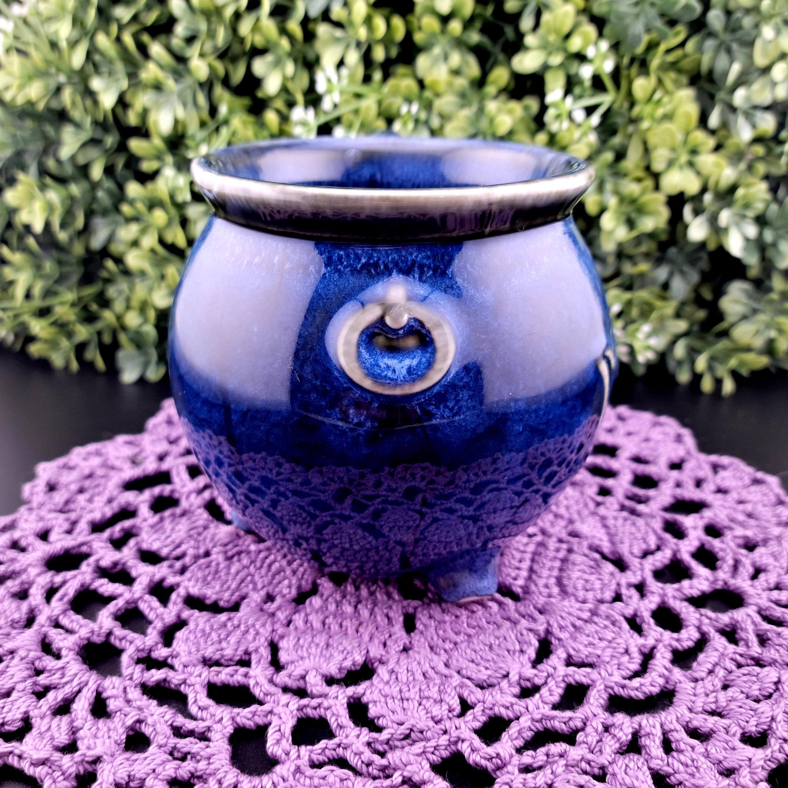 Triple Moon Pentacle Witchy Altar Mug