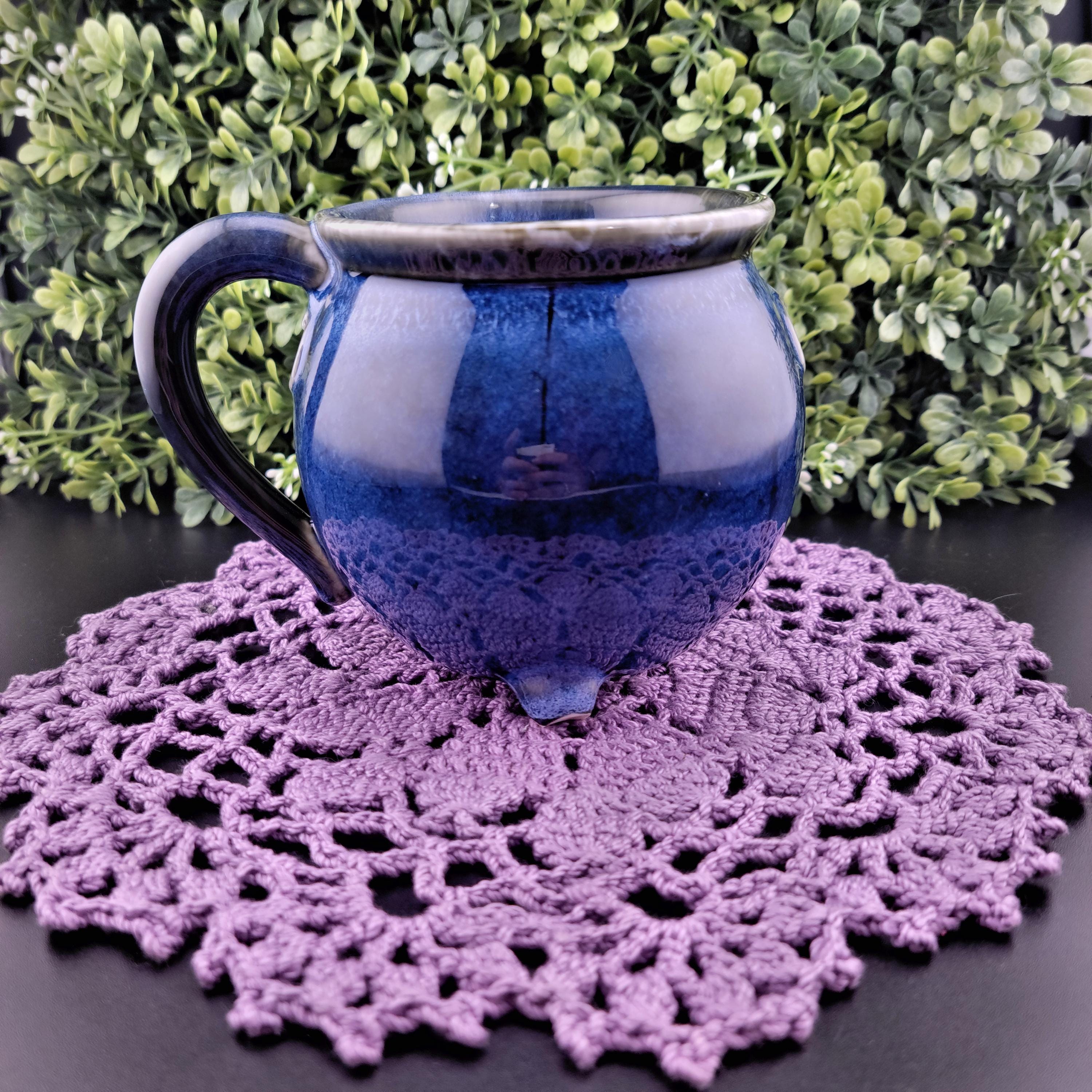 Triple Moon Pentacle Witchy Altar Mug