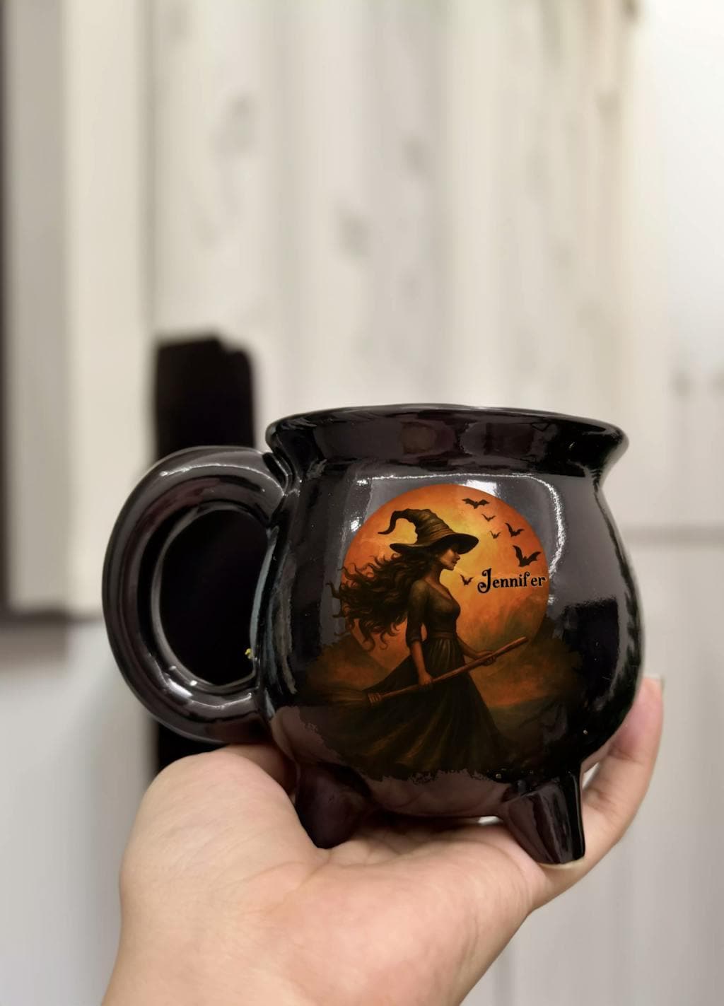 Witching You A Wicked Brew Witch Cauldron Coffee Mug