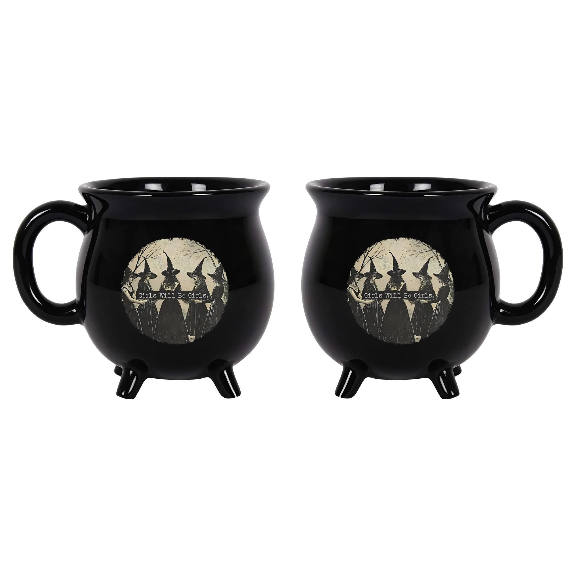 Girls Will Be Girls Witch Cauldron Mug