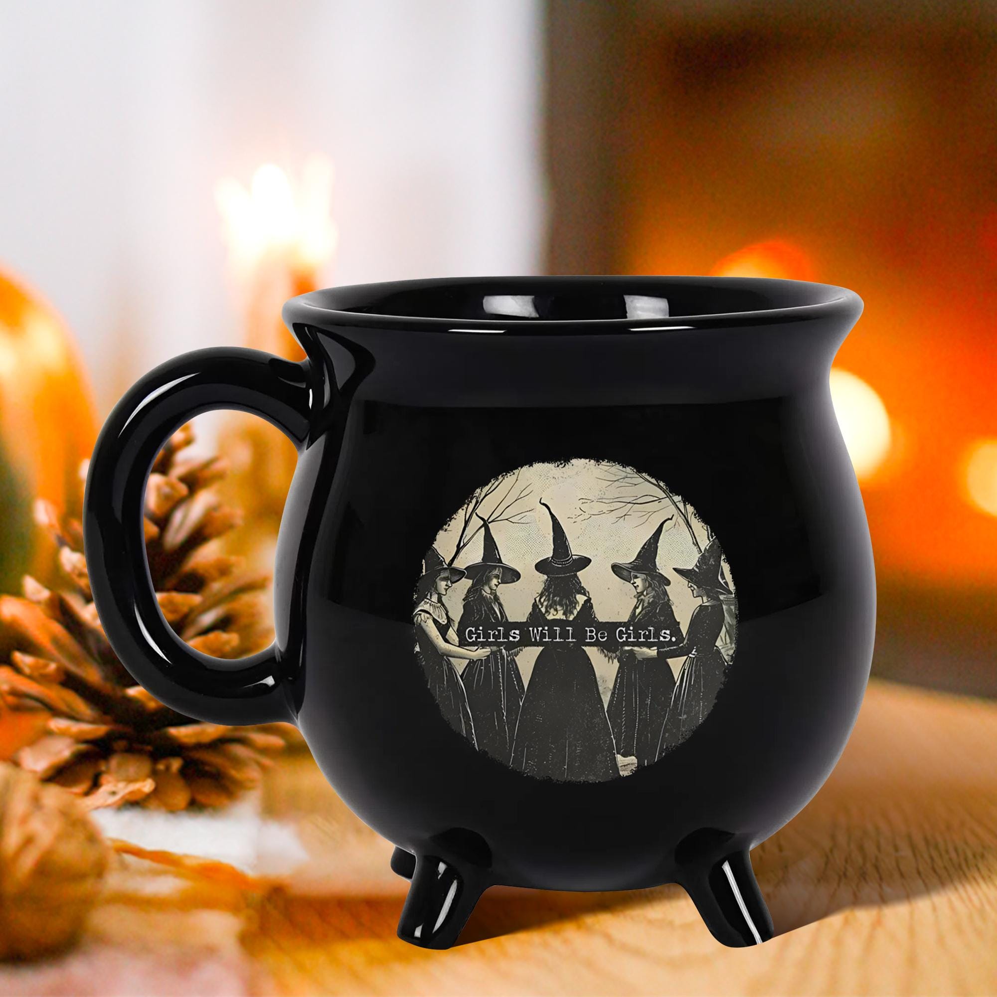 Girls Will Be Girls Witch Cauldron Mug