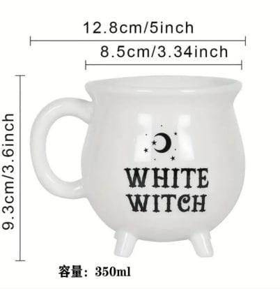 Custom Name Gothic Witch Mug for Halloween