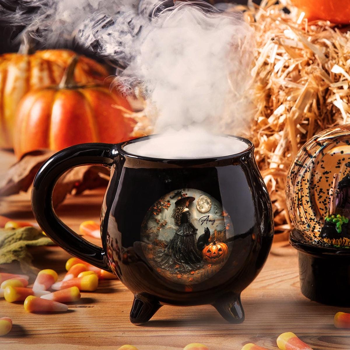 Personalized Witch Cauldron Mug