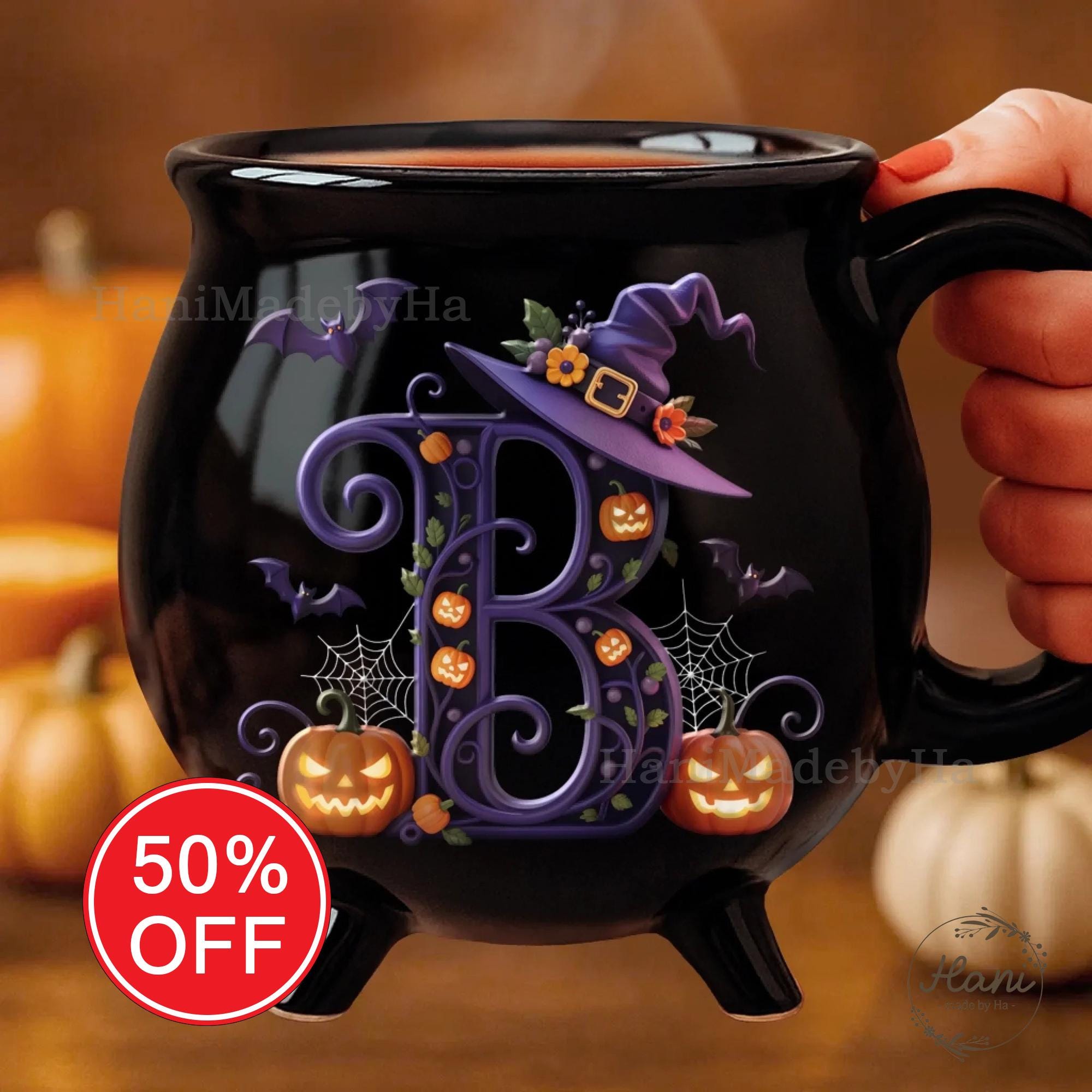 Custom Ceramic Cauldron Coffee Mug