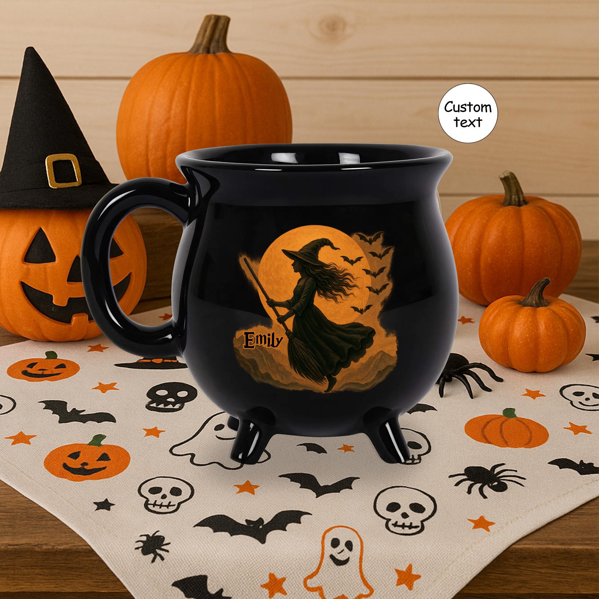 Personalized Cauldron Mug Halloween Witchcraft Gift