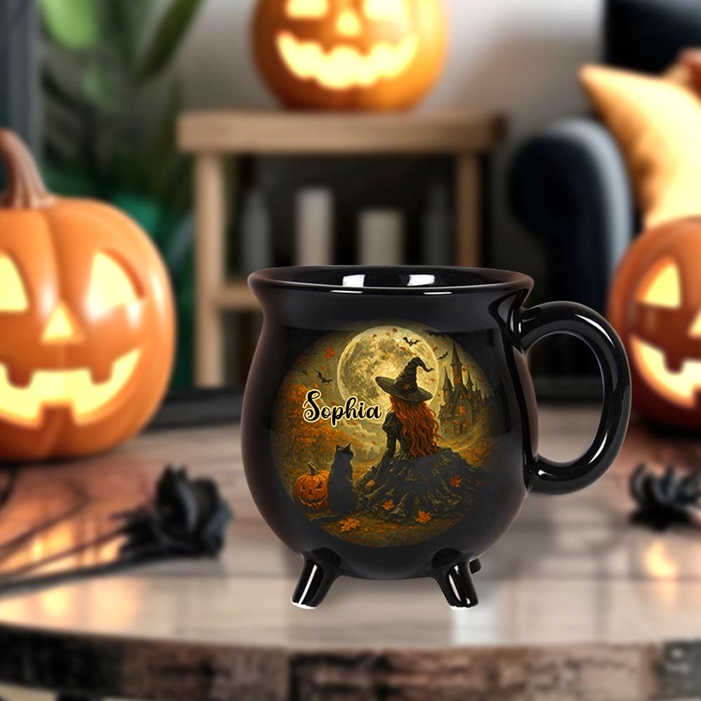 Custom Name Gothic Coffee Cup