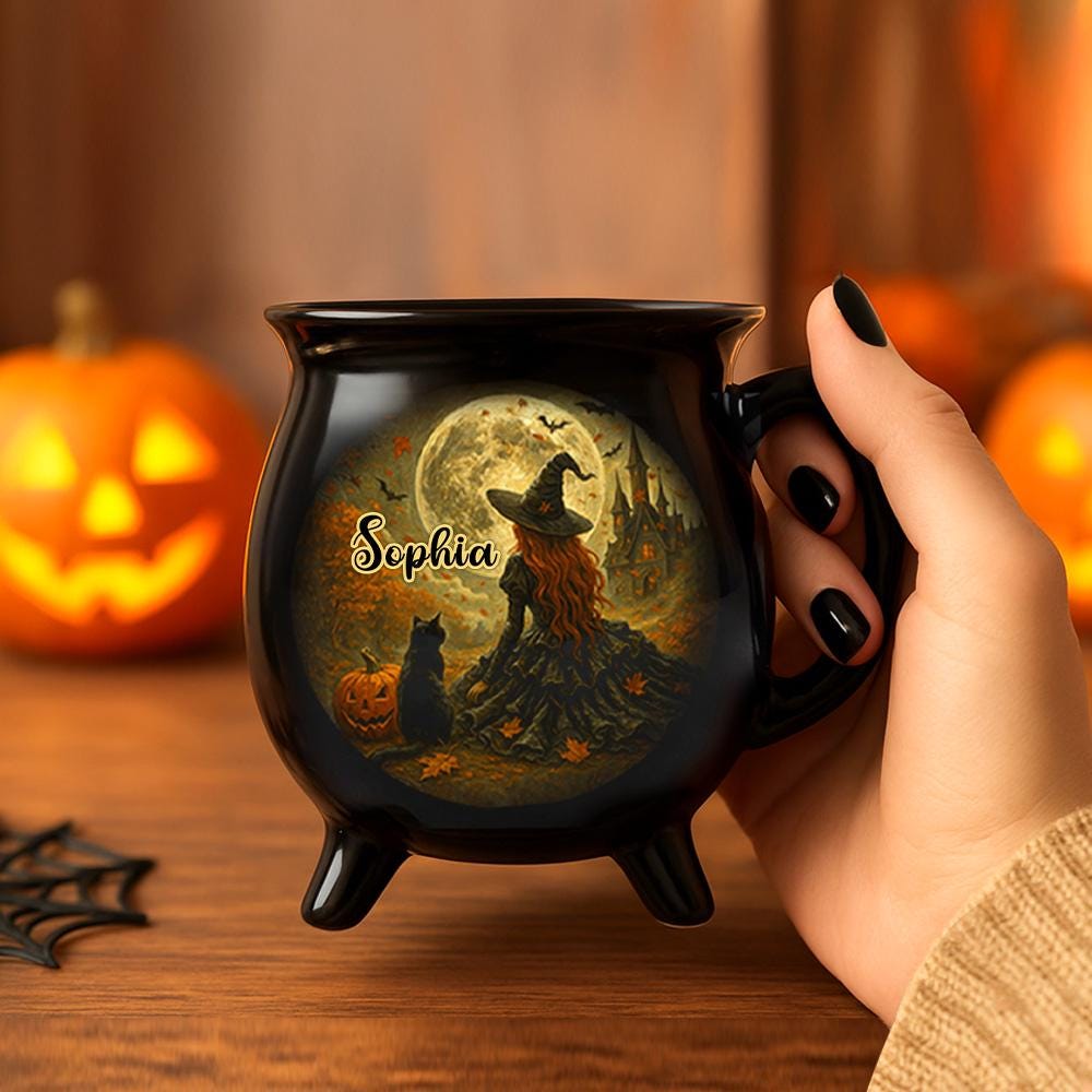 Custom Name Gothic Coffee Cup