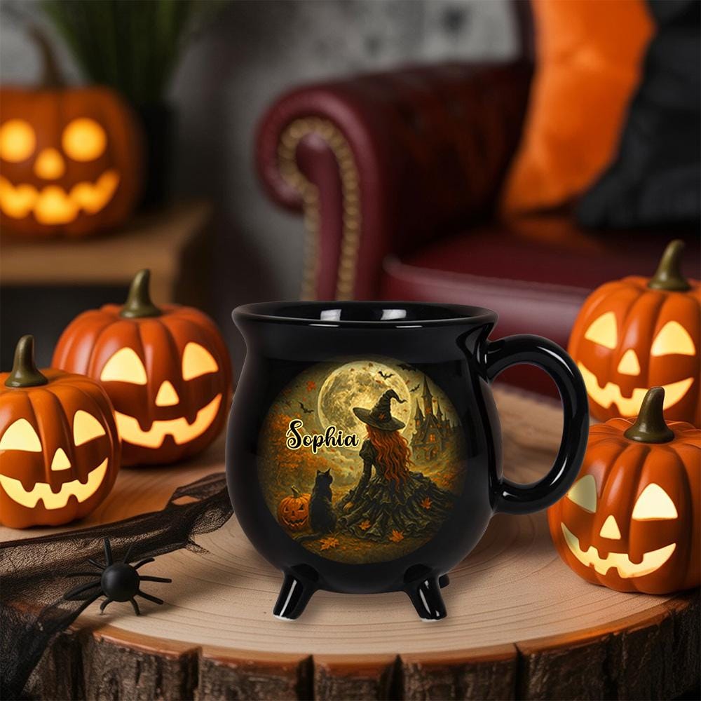 Custom Name Gothic Coffee Cup