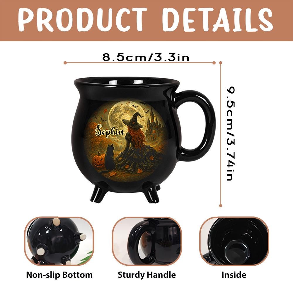 Custom Name Gothic Coffee Cup