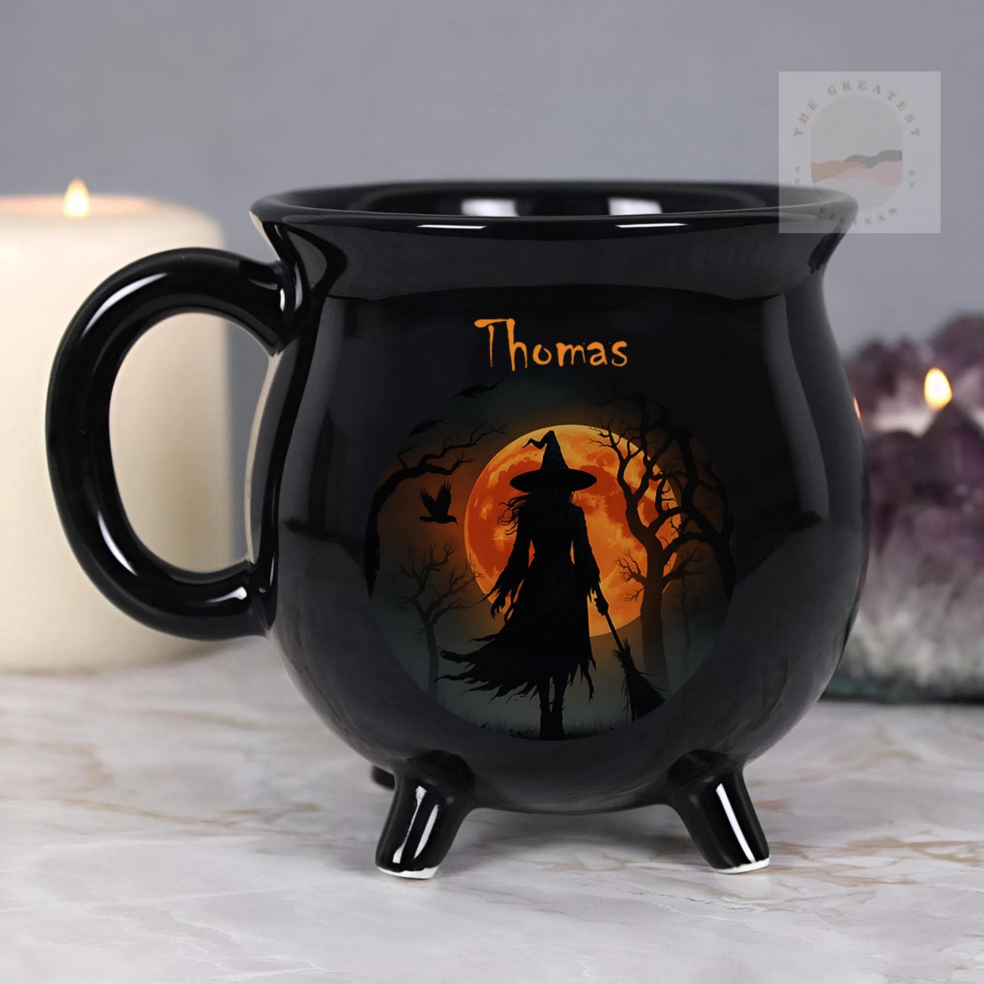 Personalized Witch Cauldron Coffee Mug