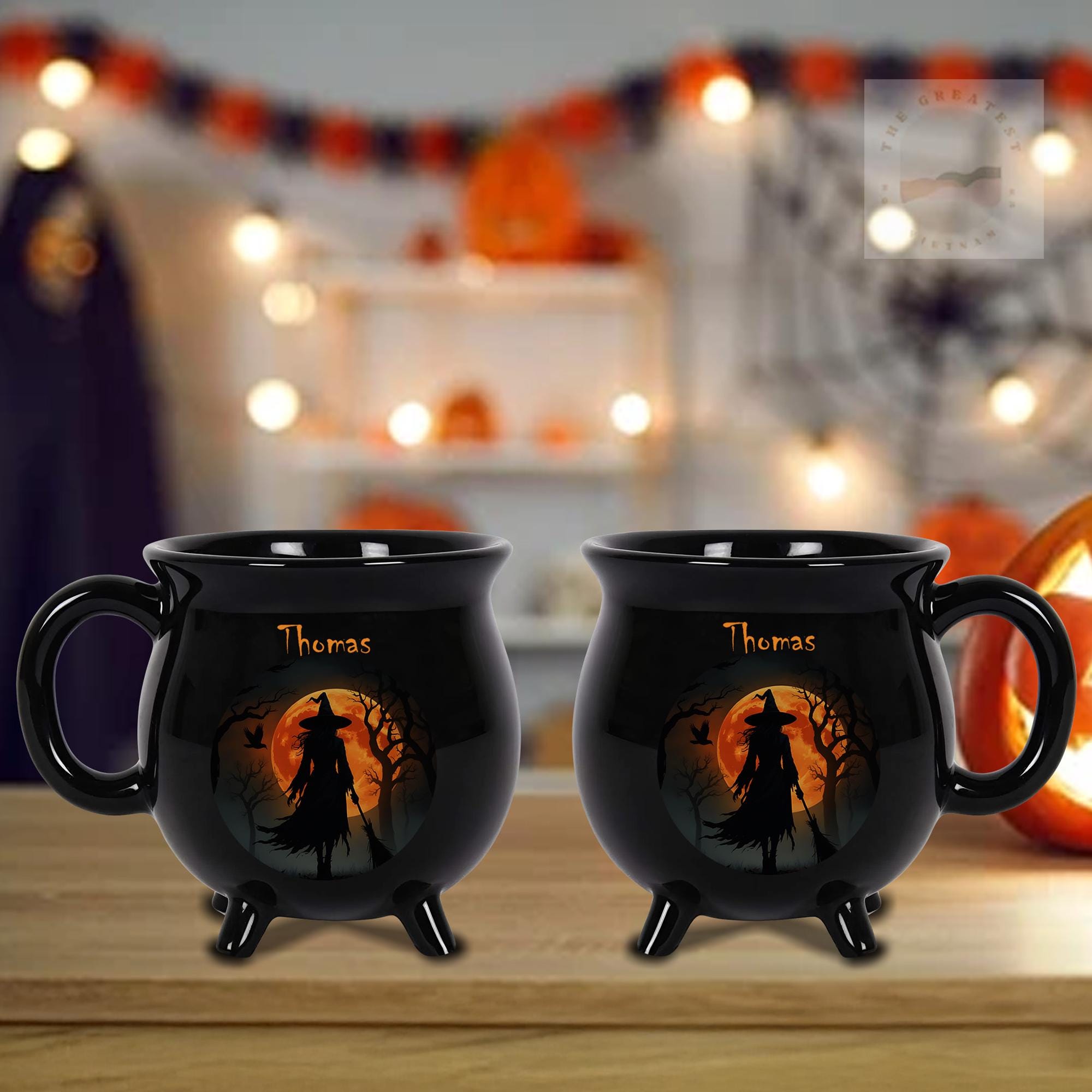 Personalized Witch Cauldron Coffee Mug