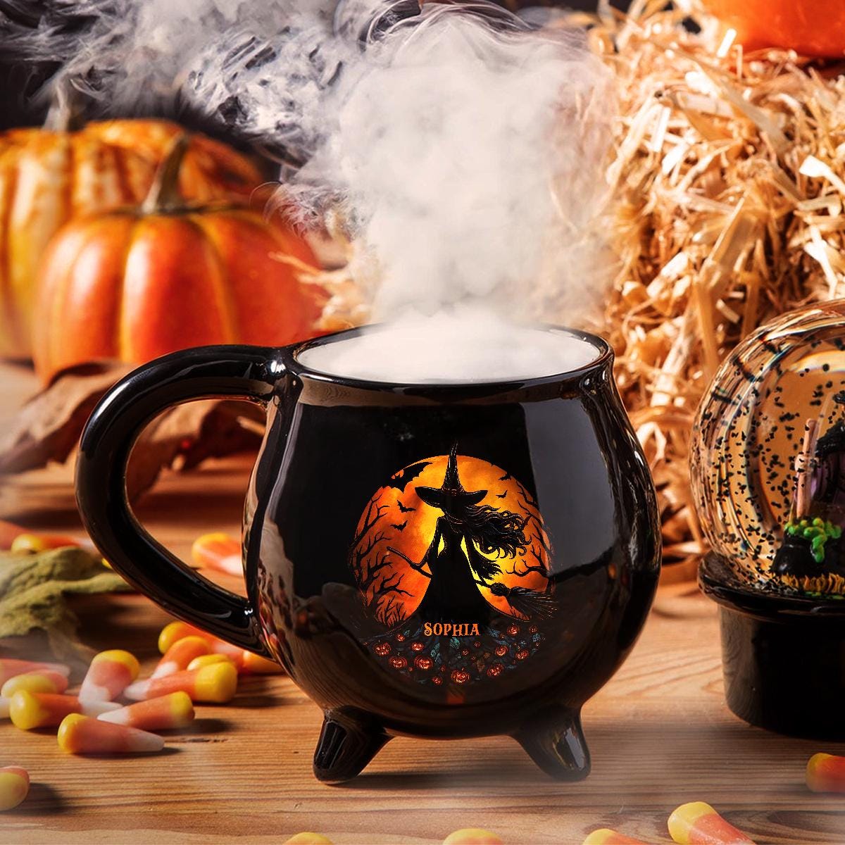 Personalized Witch Cauldron Mug