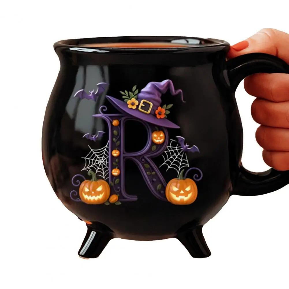 Personalized Name Ceramic Cauldron Halloween Mug