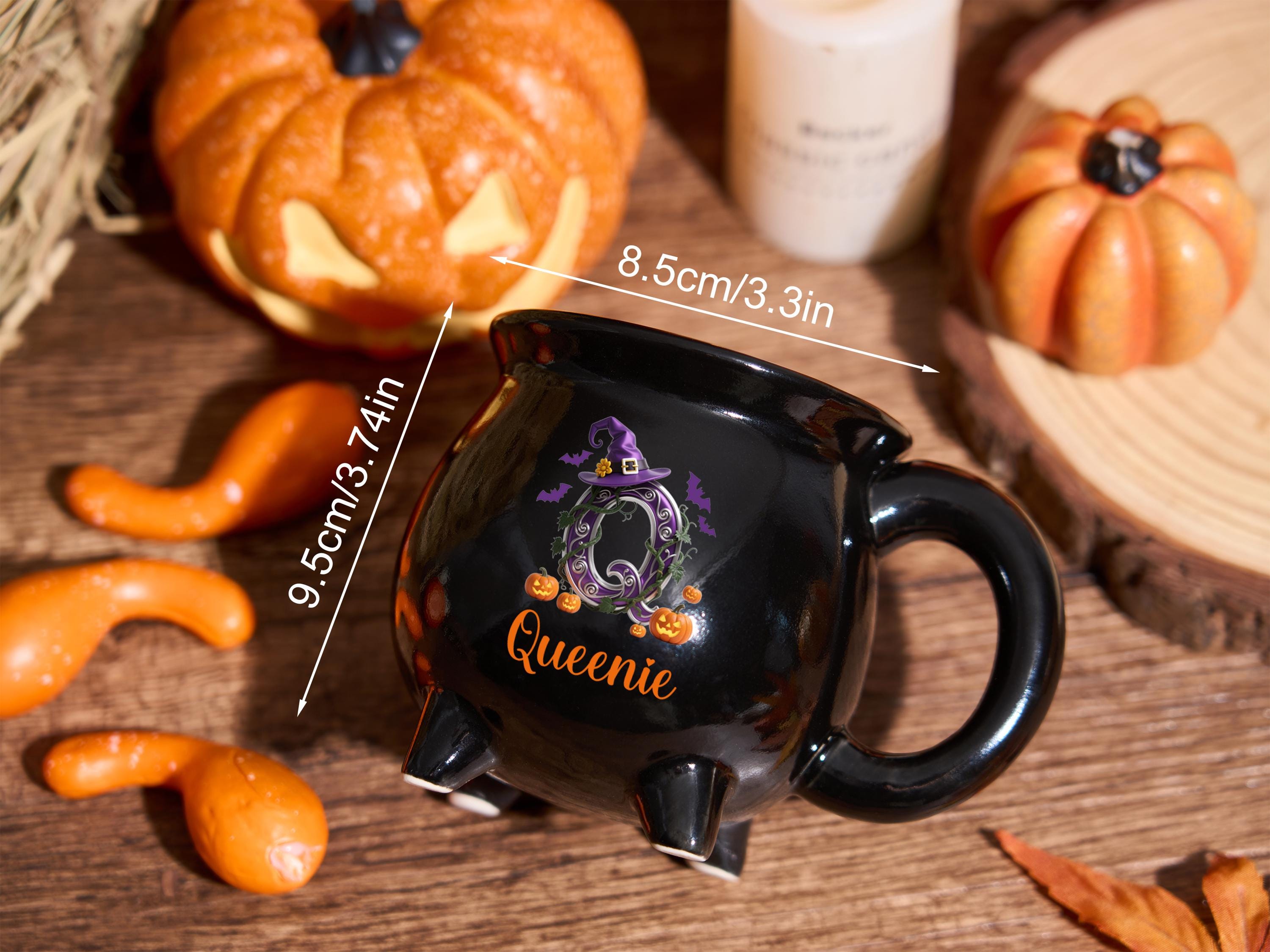 Custom Witches Brew Black Cauldron Mug Cup