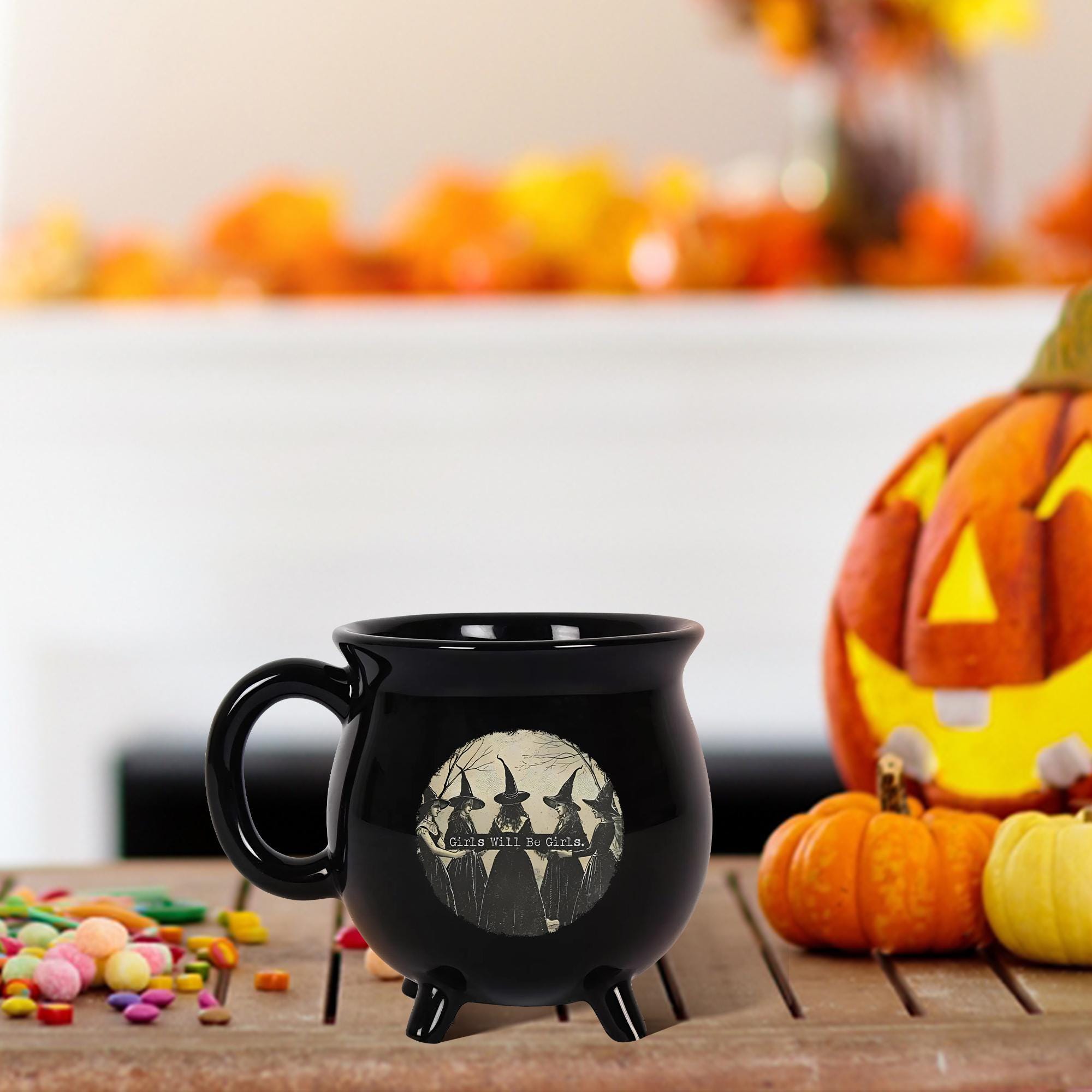 Girls Will Be Girls Witch Cauldron Mug