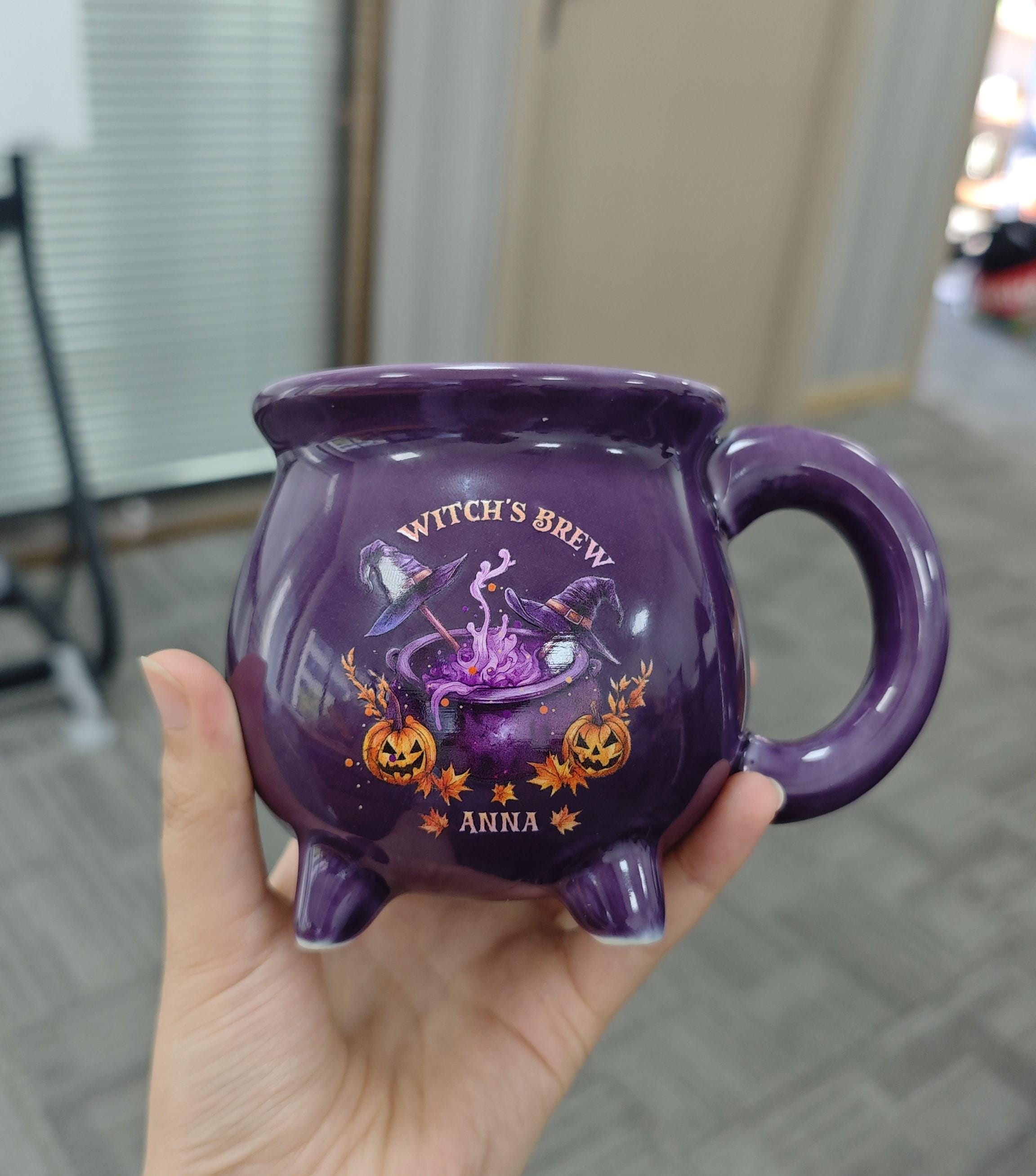 Witching You a Wicked Brew Custom Witch Cauldron Mug